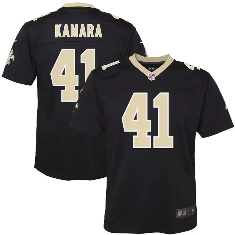 Alvin Kamara New Orleans Saints Game Jersey Black