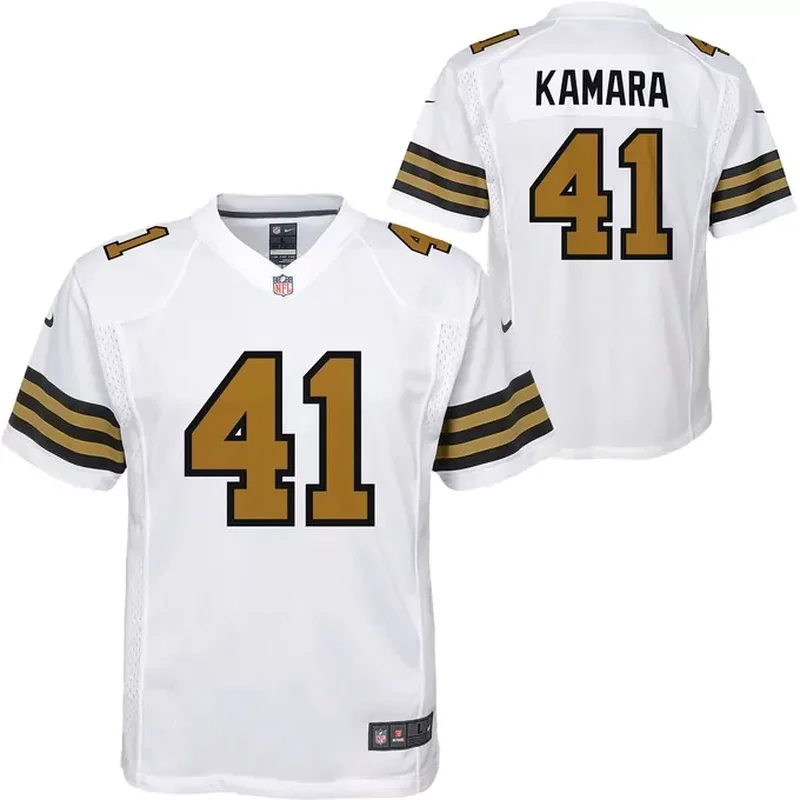 Drew Brees New Orleans Saints Womens Alternate Game Jersey White - Image 5