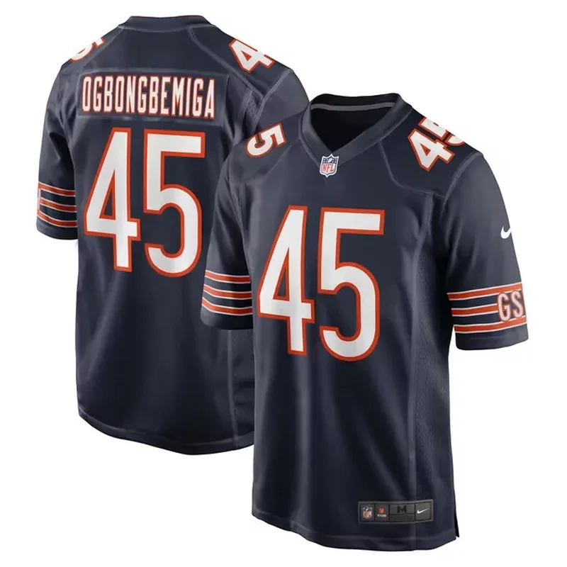 Gervon Dexter Sr Chicago Bears Team Game Jersey Navy - Image 5
