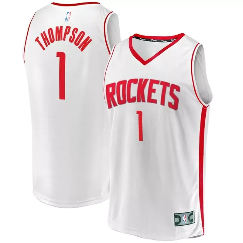 Amen Thompson Houston Rockets Fast Break Player Jersey Association Edition White