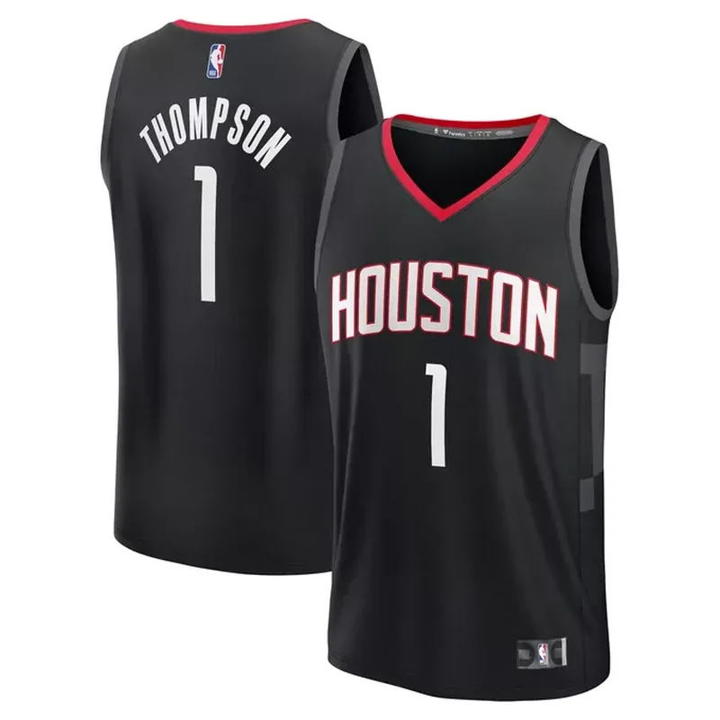 Houston Rockets Jordan Brand Unisex 2022/23 Custom Jersey Statement Edition Black - Image 5