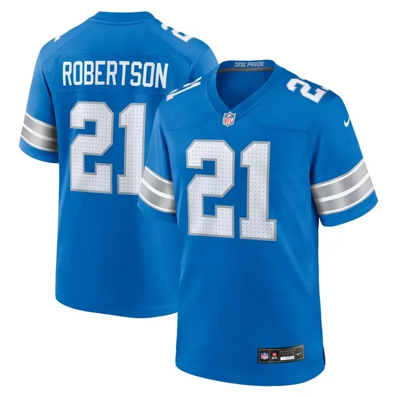 Kevin Zeitler Detroit Lions Game Jersey Blue - Image 5