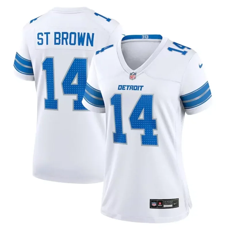Barry Sanders Detroit Lions 2024 Salute to Service Retired Player Jersey Arctic Camo - Image 2