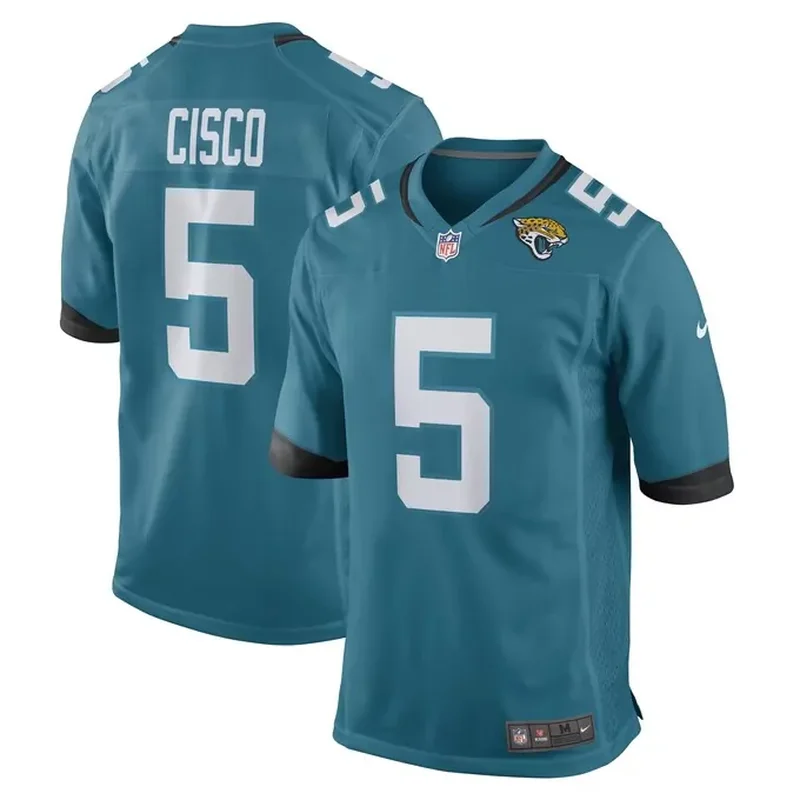 Andre Cisco Jacksonville Jaguars Game Player Jersey Teal