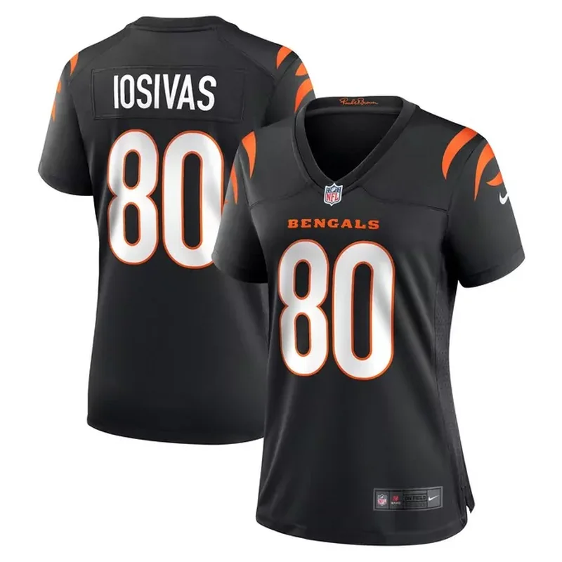 Andrei Iosivas Cincinnati Bengals Womens Team Game Jersey Black