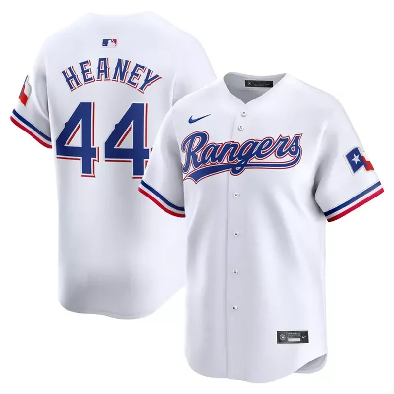 Leody Taveras Texas Rangers Home Player Jersey White - Image 4