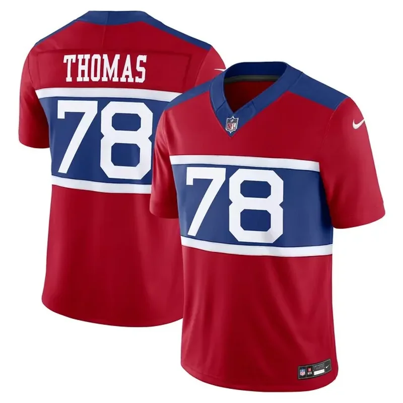 Andrew Thomas New York Giants Alternate Vapor Fuse Jersey Century Red