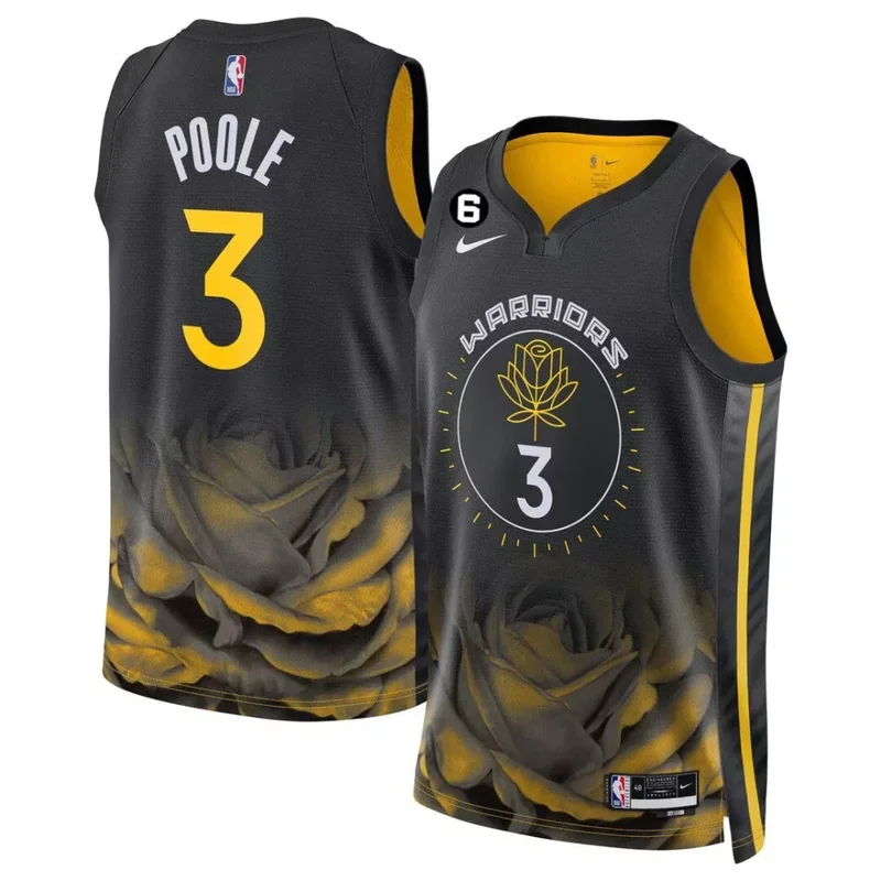 Andrew Wiggins Golden State Warriors 2022 23 Players Jersey City Edition All Stitched - Image 2