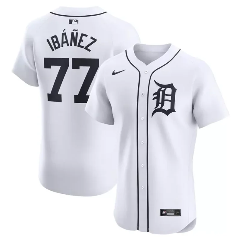 Zach McKinstry Detroit Tigers Home Elite Player Jersey White - Image 2