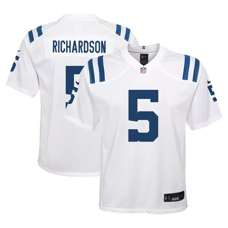 Indianapolis Colts Custom Game Jersey Royal - Image 4