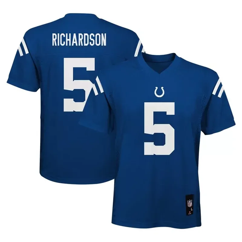 Indiana Nights Michael Pittman Jr Indianapolis Colts Alternate Game Jersey Blue - Image 3