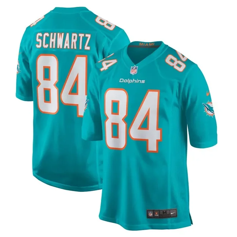 Quinton Bell Miami Dolphins Game Jersey Aqua - Image 3