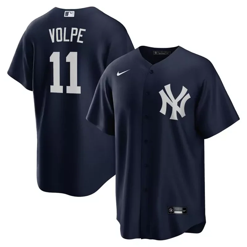 Gerrit Cole New York Yankees Womens Alternate Player Jersey Navy - Image 2