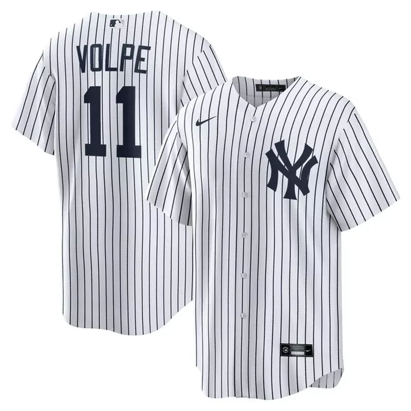 New York Yankees Stitches Team V-Neck Jersey Charcoal - Image 3