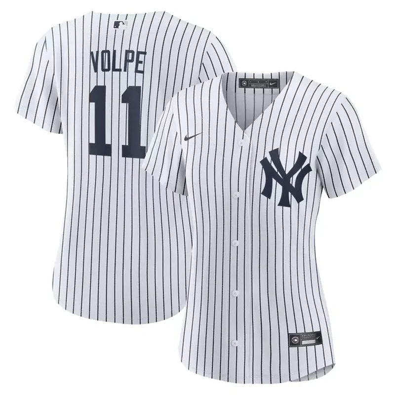 Anthony Volpe New York Yankees Womens Home Player Jersey White