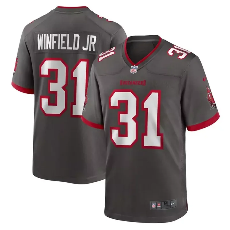 Mike Evans Tampa Bay Buccaneers Womens Alternate Game Jersey Pewter - Image 5
