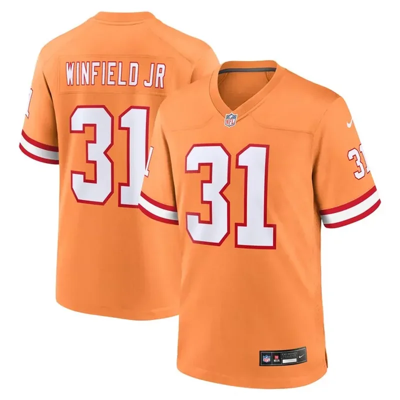 Mike Alstott Tampa Bay Buccaneers Retired Player Game Jersey Orange - Image 4