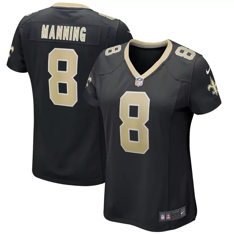 Derek Carr New Orleans Saints Alternate Game Jersey White - Image 4