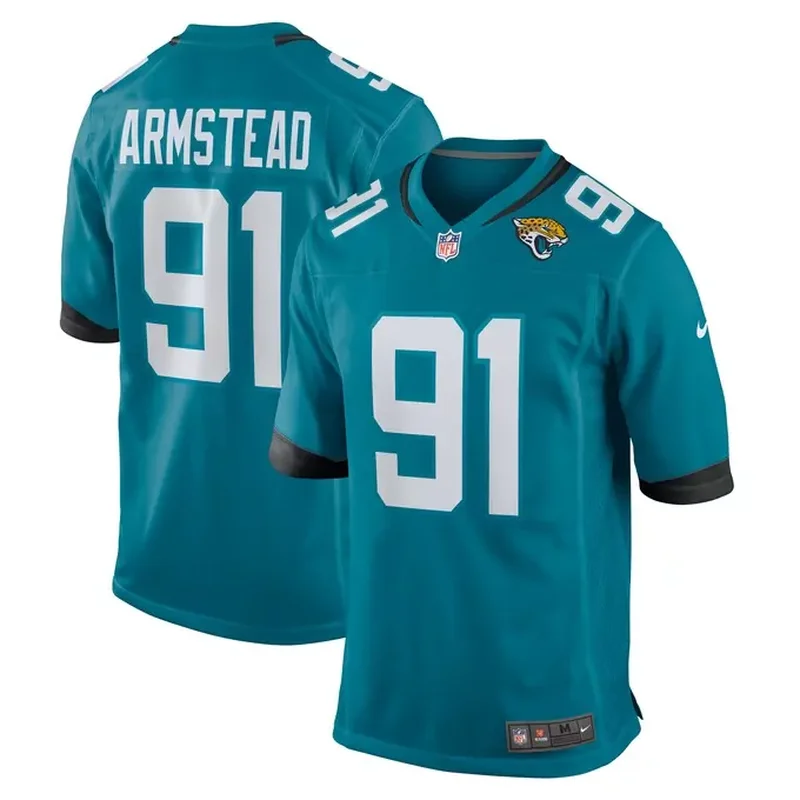 Travon Walker Jacksonville Jaguars Inverted Game Jersey Silver - Image 3