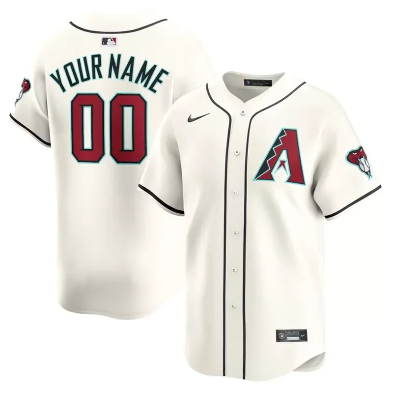 Arizona Diamondbacks Home Custom Jersey White