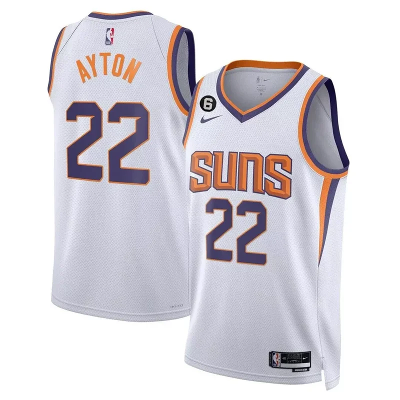 Association Devin Booker phoenix suns players swingman jersey all stitched - Image 2