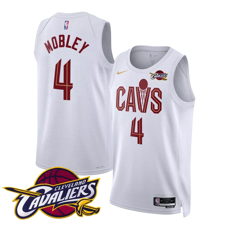 23 24 City Evan Mobley cleveland cavaliers swingman jersey v2 all stitched - Image 3