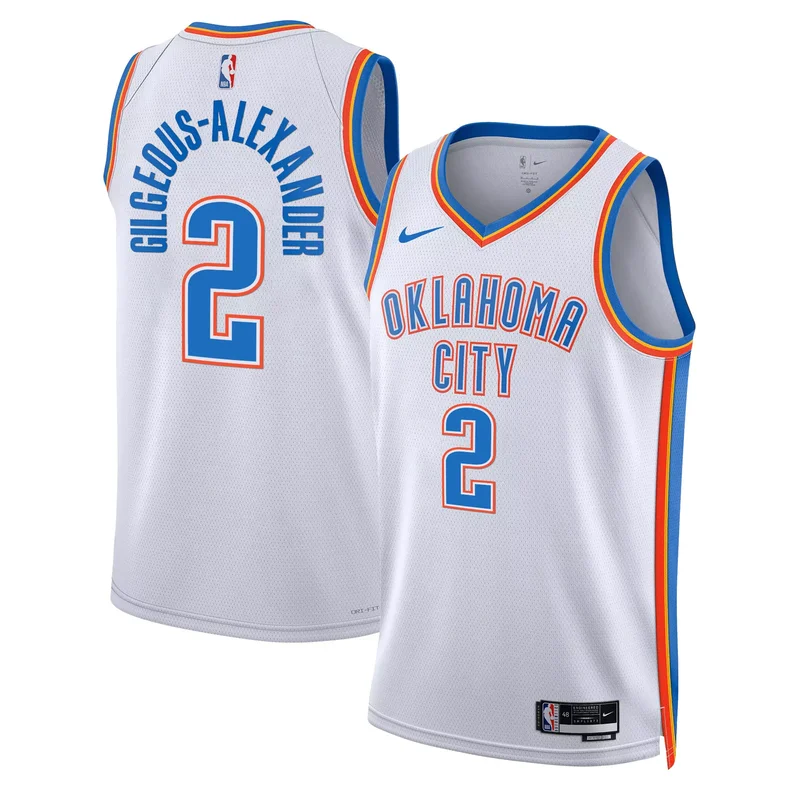 Association Jalen Williams oklahoma City thunder swingman jersey v2 all stitched - Image 2