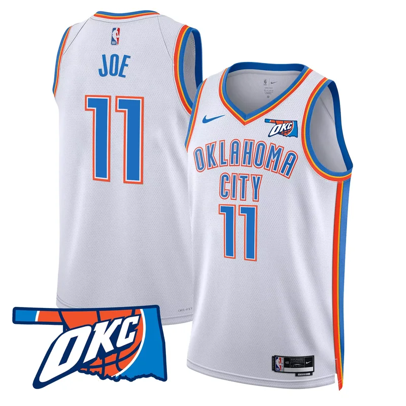 Icon Jalen Williams oklahoma City thunder swingman jersey oklahoma patch all stitched - Image 4