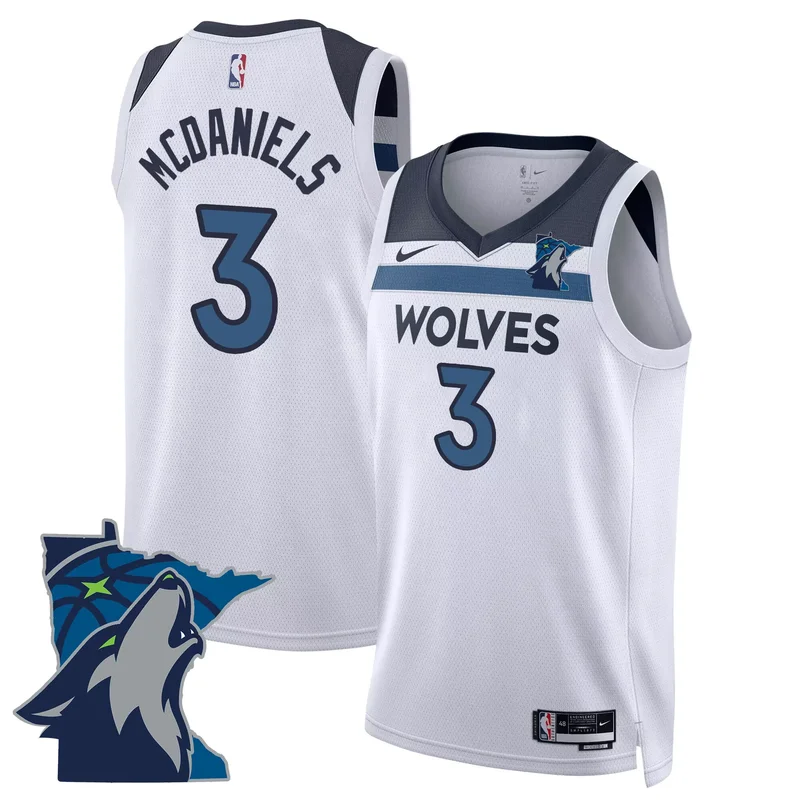 Black Gold Anthony Edwards minnesota timberwolves swingman jersey minnesota patch all stitched - Image 5