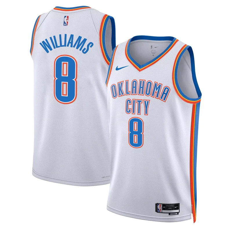Association Jalen Williams oklahoma City thunder swingman jersey all stitched