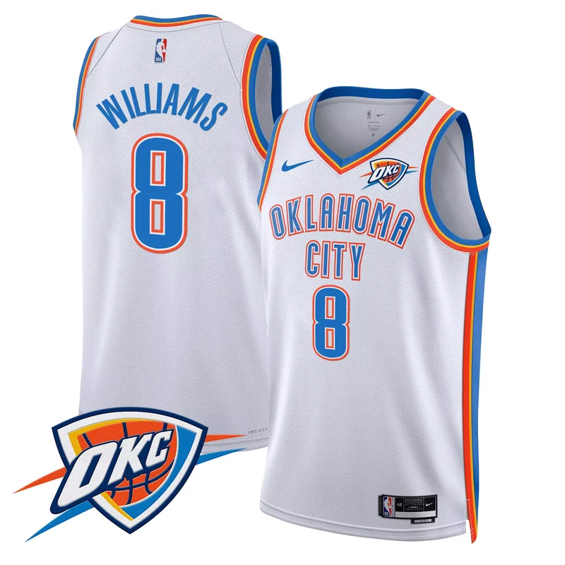 Association Jalen Williams oklahoma City thunder swingman jersey v2 all stitched