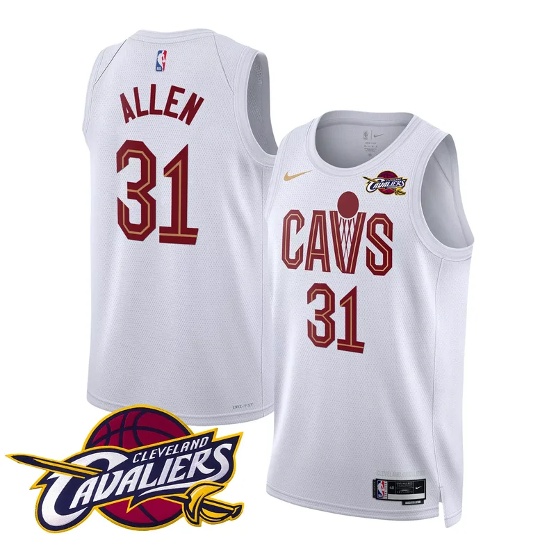 Association Jarrett Allen cleveland cavaliers swingman jersey v2 all stitched
