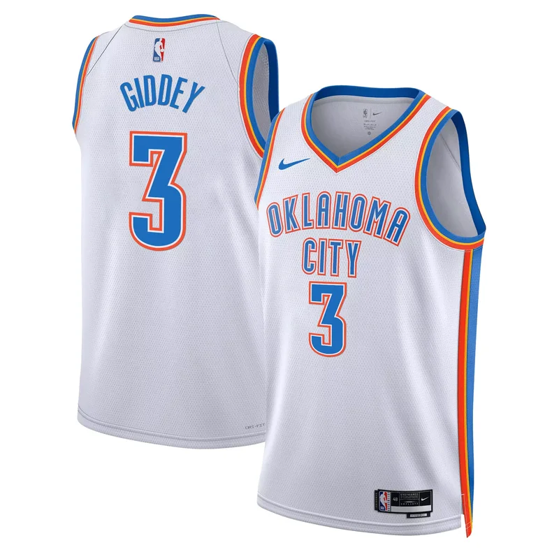 Icon Gilgeous Alexander oklahoma City thunder swingman jersey all stitched - Image 2