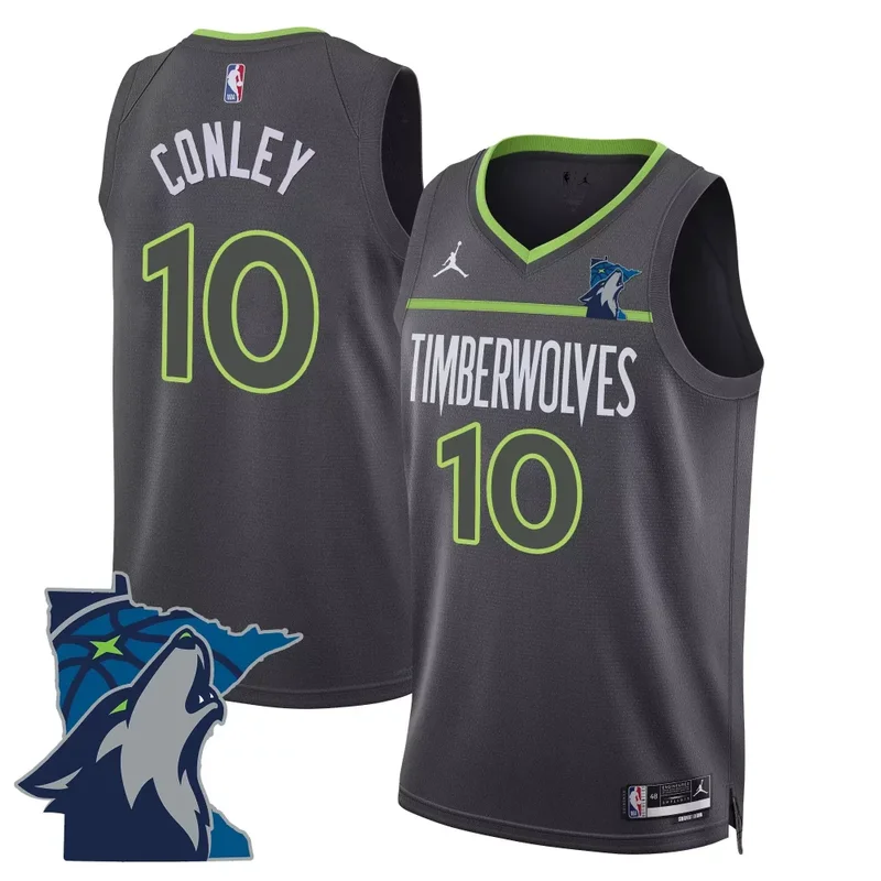 Association Nickeil Alexander Walker Minnesota Timberwolves Swingman Jersey Minnesota Patch All Stitched - Image 4