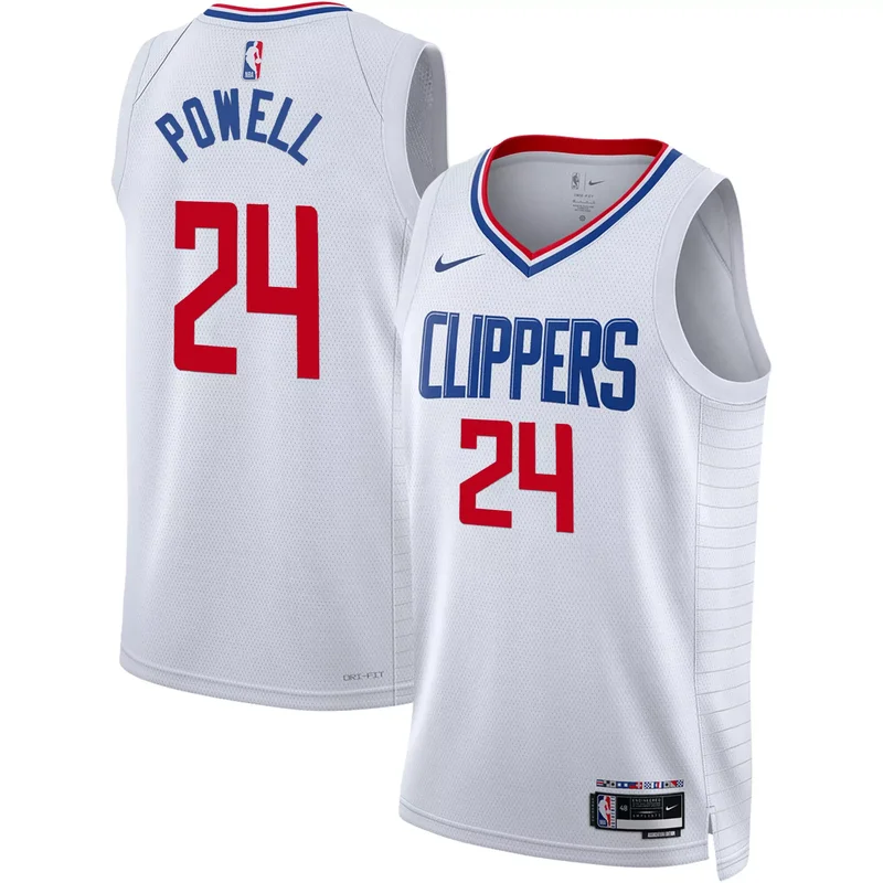 23 24 City Norman Powell los angeles clippers swingman jersey all stitched - Image 3