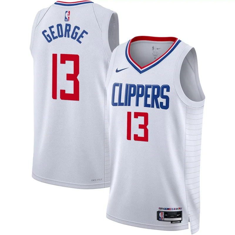 23 24 City Paul George los angeles clippers swingman jersey all stitched - Image 4