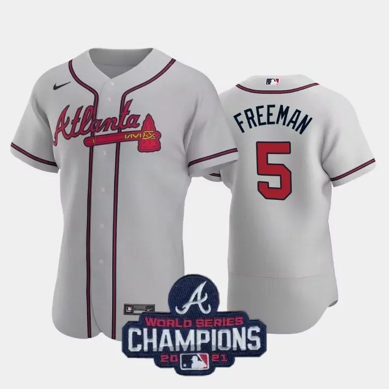 atlanta braves #54 max fried navy alternate Baseball jersey - Image 4