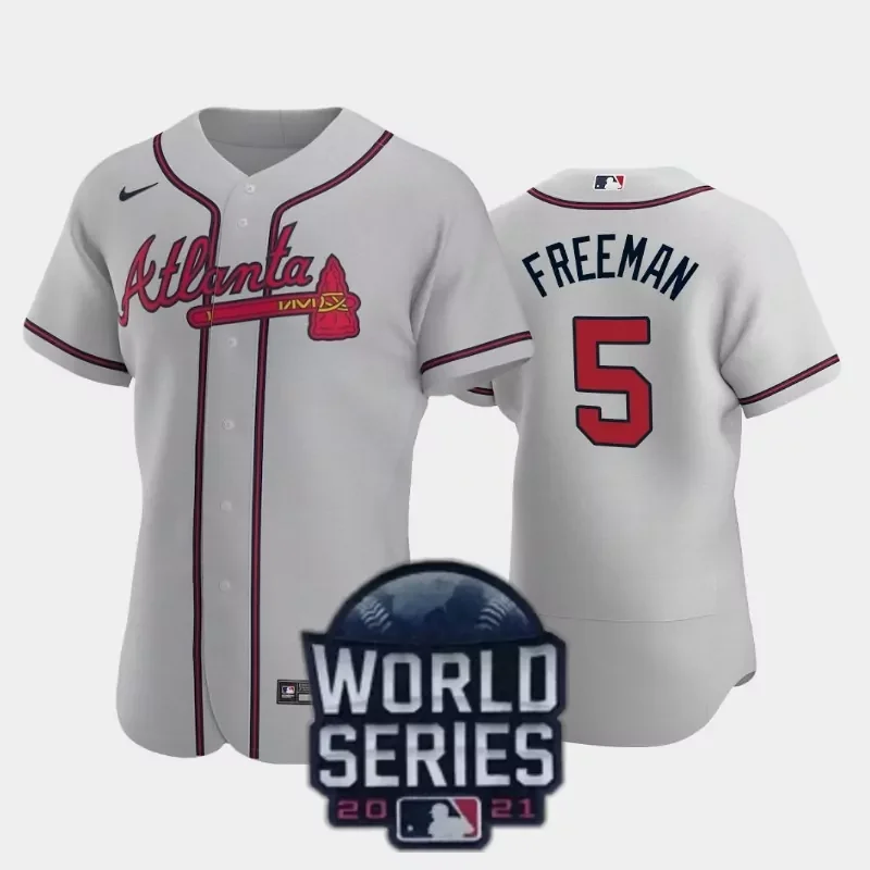 atlanta braves #54 max fried navy alternate Baseball jersey - Image 5
