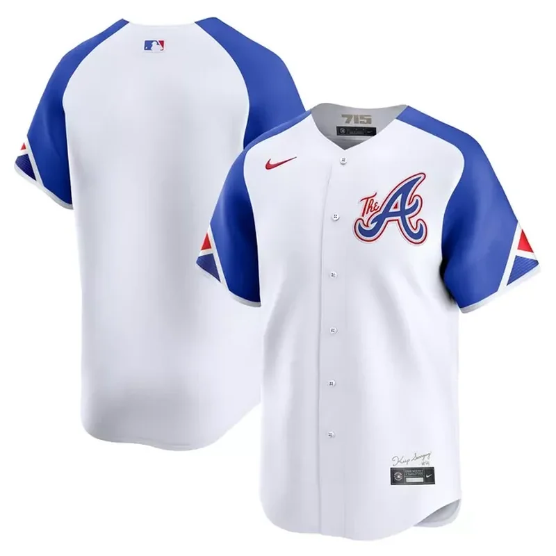 Atlanta Braves Womens #1 Mom Home Jersey White - Image 5
