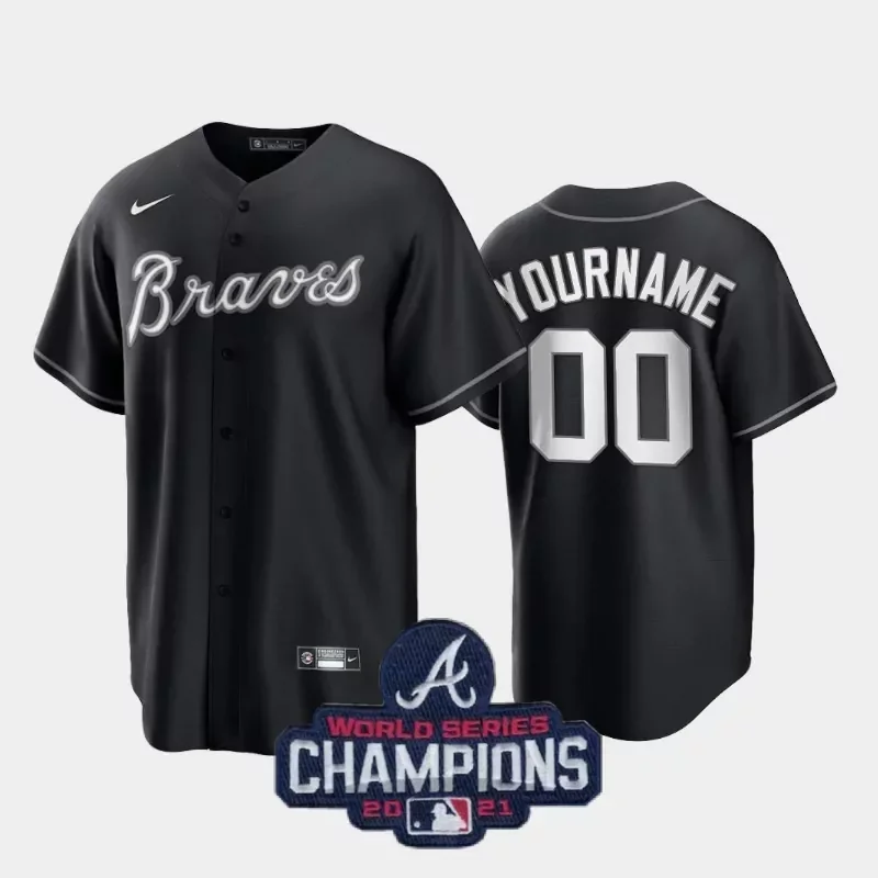 Atlanta Braves Active Player Custom Red 2024 Alternate Limited Stitcheds Baseball jersey - Image 3