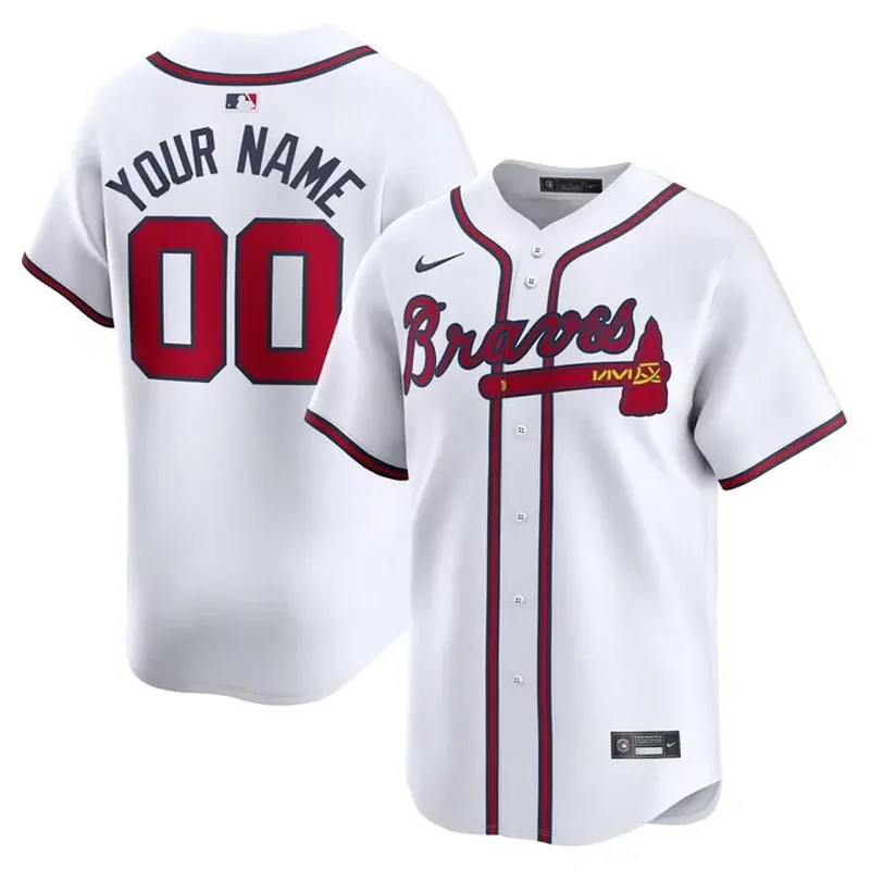Ronald Acuña Jr Atlanta Braves Alternate Player Jersey – Navy - Image 2