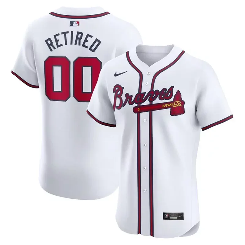Matt Olson Atlanta Braves Home Elite Player Jersey White - Image 3