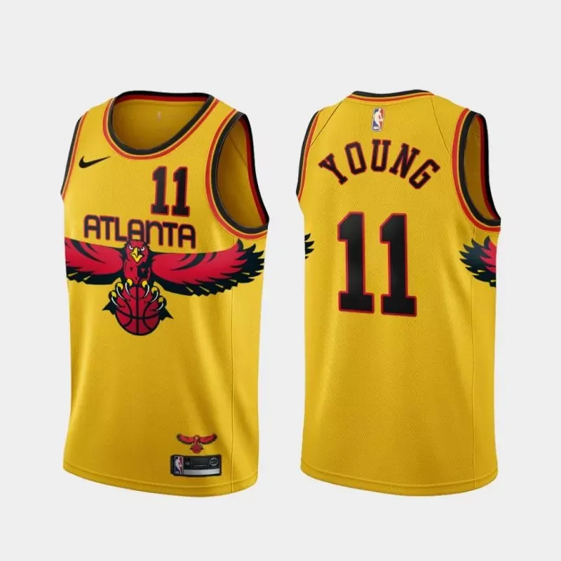 Atlanta Hawks 12 De'Andre Hunter 2021 City Edition City Edition Basketball jersey - Image 4