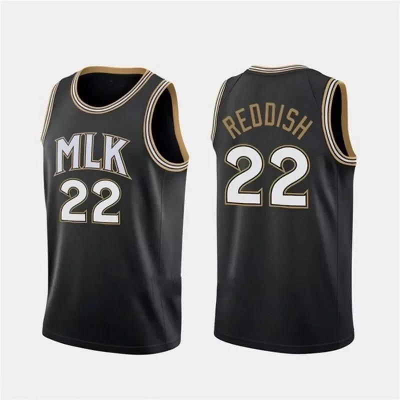 Atlanta Hawks Bogdan Bogdanovic 13 NBA 2021-22 City Gold Jersey Hawks Fans - Image 3