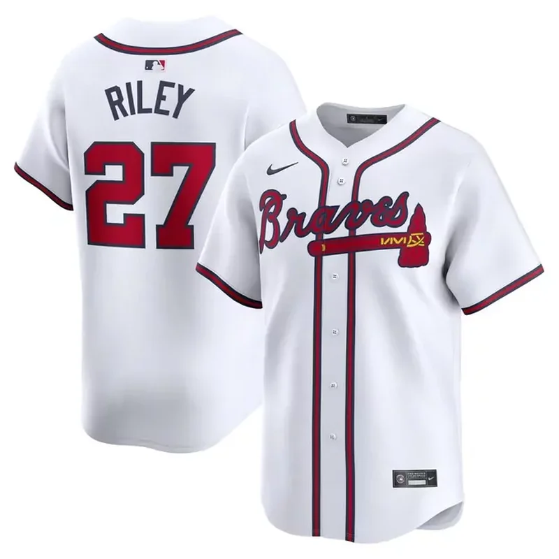 Ronald Acuña Jr Atlanta Braves Home Player Jersey White - Image 4