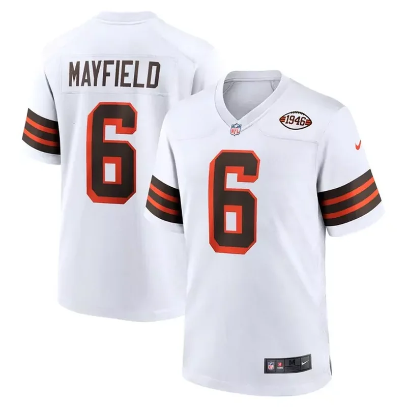 Bernie Kosar Cleveland Browns Retired Player Game Jersey White - Image 5