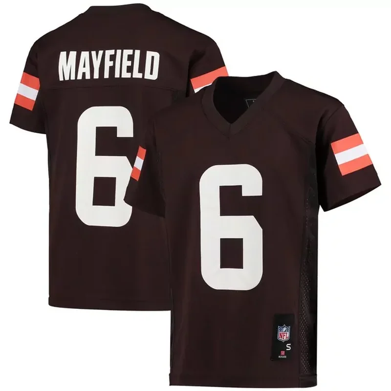 Joe Thomas Cleveland Browns Retired Player Game Jersey Brown - Image 5