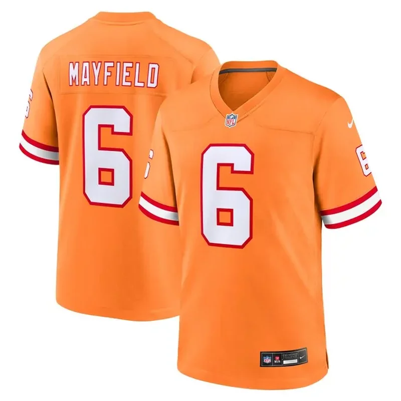 Baker Mayfield Tampa Bay Buccaneers Game Jersey Orange