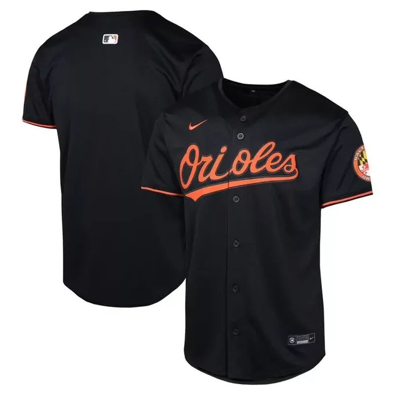 Baltimore Orioles Alternate Cooperstown Collection Team Jersey Orange - Image 4