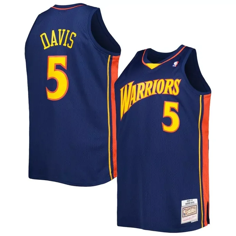 Baron Davis Golden State Warriors Classics 2006/07 Jersey Navy